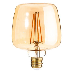 Set de 5 bombillas led oro cristal 11 x 11 x 15 cm