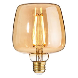 Set de 5 bombillas led oro cristal 11 x 11 x 15 cm